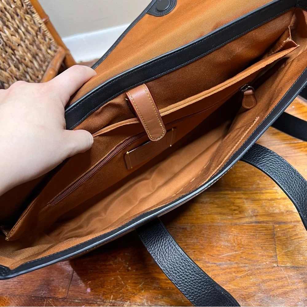 COACH Sullivan Portfolio Brief In Signature Canvas - Picture 12 of 15